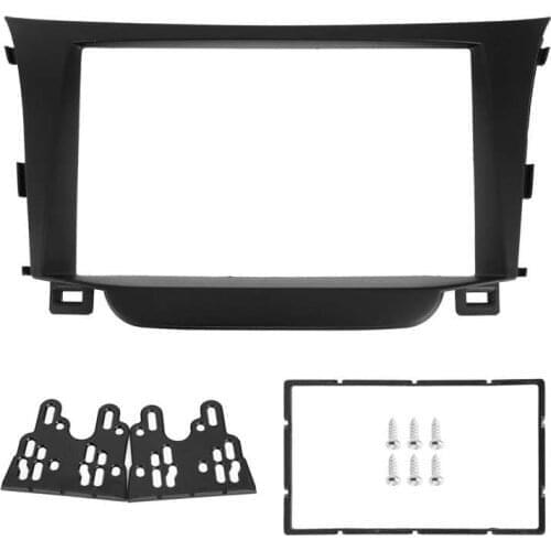 2Din ABS Center Control Audio Fascia Navigation Panel Frame Fit for Hyundai i30 2012 2013 2014 2015 2016 DVD Panel Frame