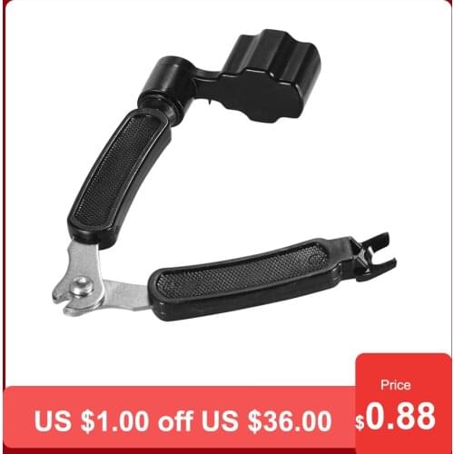 3 in 1 Versatile Guitar Winder String Cutter Pin Puller for Electric Guitars Bass Mandolins Strings Change and Maintenance Tool