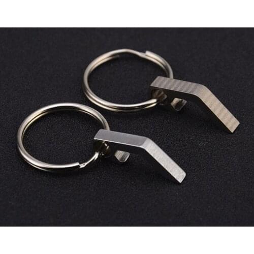 300pcs Bottle Opener Keychain Camping Equipment Device Outdoor Tools Camping Equipment Mini Stainless Steel for Outdoor Tool SN
