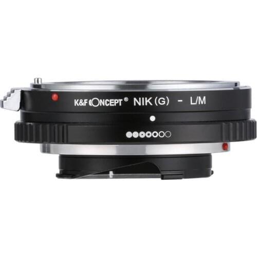K&F Concept Camera Mount Adapter for Nikon G AI Mount Lens to Leica M CL Minolta CLE Camera