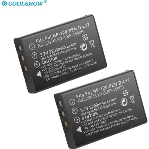 NP-120 FNP120 NP120 Battery for Fujifilm FinePix F10 F11 Zoom M603 MX4 603 bateria celular DLI7 2200mAh np 120 Camera Batterie