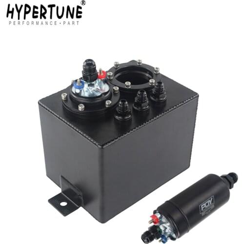 3L Dual BILLET ALUMINUM FUEL SURGE TANK / EFI 380LPH 1000HP TOP QUALITY External Fuel Pump E85 Compatible 044 style New