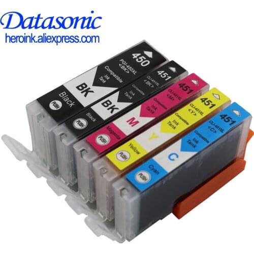 DAT compatible ink cartridge for Canon PIXMA ip7240 MG5440 MG6340 MG6440 MG7140 mg7540 Ix6540 iX6840 Ip8740 MX924 pgi450 pgi-450