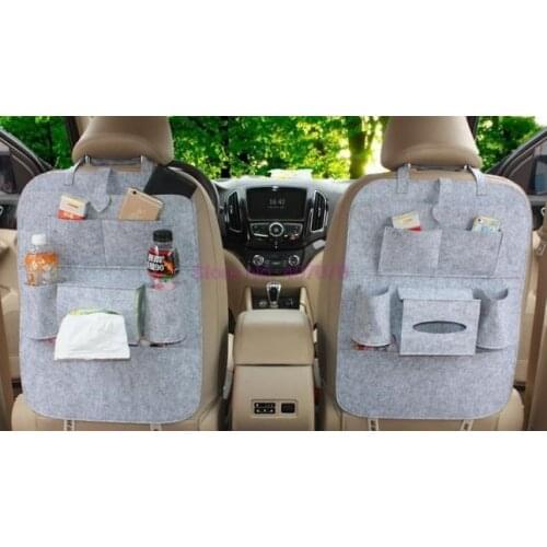 By DHL or Fedex 100pcs Car Organizer Storage Bag Back Seat Box Holder In Cars Backseat Pockets Auto Stowing Tidying Accessories