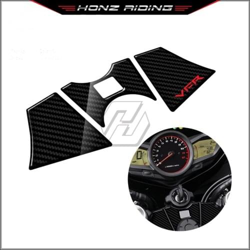 For Honda VFR 1200 2010-2016 3D Carbon-look Upper Triple Yoke Defender