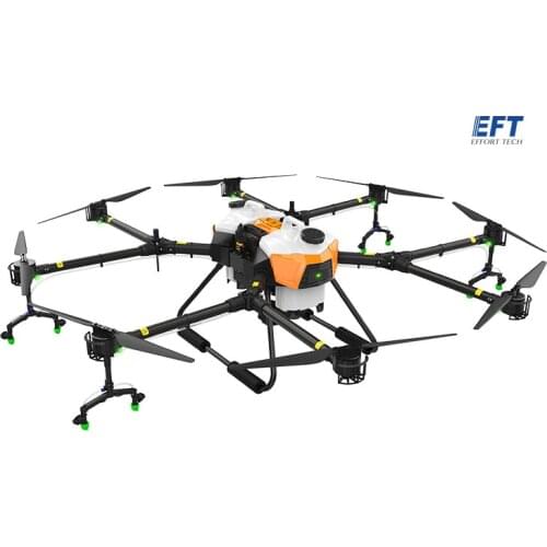 EFT G20 agricultural spray drone frame 22L double tank eight-axis drone flight platform with hobbywing X8 power system