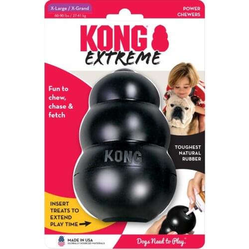 XL-Size KONG Extreme Dog Chew Toy Collection Up to 60-90lbs(27-41kg)