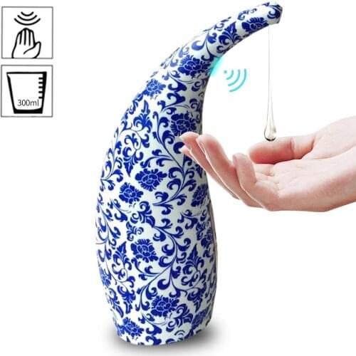 Infrared Hand-free Touchless Soap Dispenser 300mL Automatic Soap Dispenser Dish Liquid Chamber Auto Hand Soap Dispenser