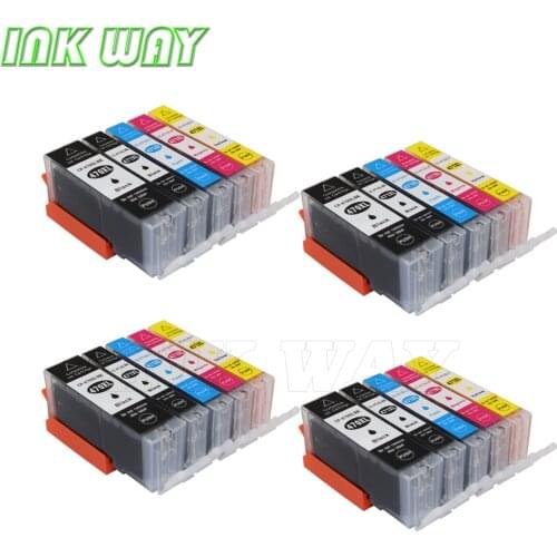 INK WAY 20pcs 470 471 PGI-470 CLI-471 compatible ink cartridge For canon PIXMA MG6840 MG5740 MG 6840 MG 5740 TS5040 TS6040