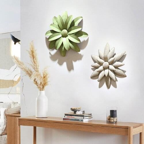 Nordic Wall Combination Decoration Pendant Living Room TV Background Wall Hanging Creative Three-dimensional Wrought Iron