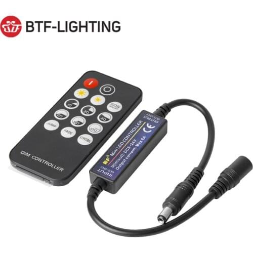 RF 14 Keys/21 Keys/28 Keys LED Strip Controller for 5050 Single Color/RGB/RGBW 4pin/5pin LED Strip Light Tape Controller DC5-24V