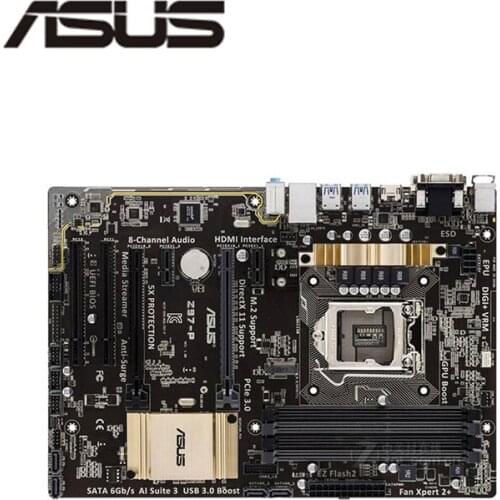 For Asus Z97-P Desktop Motherboard Z97 LGA 1150 For Core i7 i5 i3 SATA3 USB3.0 Original Used Mainboard