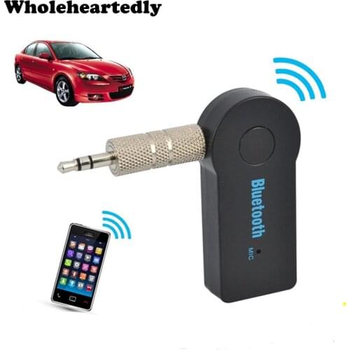 Mini 3.5mm Jack AUX Audio MP3 Stereo Music Bluetooth Receiver Adapter For iPhone Headphone Car Kit Wireless Handsfree Speaker