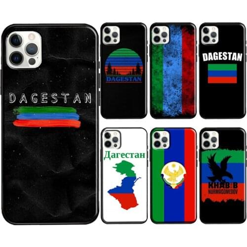Dagestan Flag Coat Of Arms Soft Case For iPhone 11 12 Pro Max 12 Mini 6S 7 8 Plus SE 2020 XS Max X XR Phone Coque