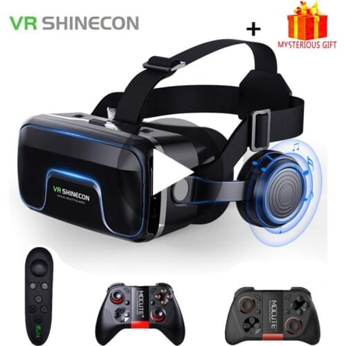 VR Shinecon 10.0 Casque Helmet 3D Glasses Virtual Reality Headset For iPhone Android Smartphone Smart Phone Goggles Lunette Ios