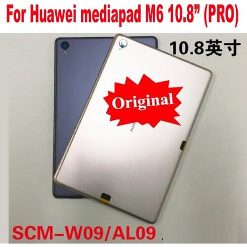 Original Best Battery Back Cover For Huawei mediapad M6 10.8" ( PRO ) SCM-AL09 SCM-W09 Rear Housing Door Case Shell Tablet