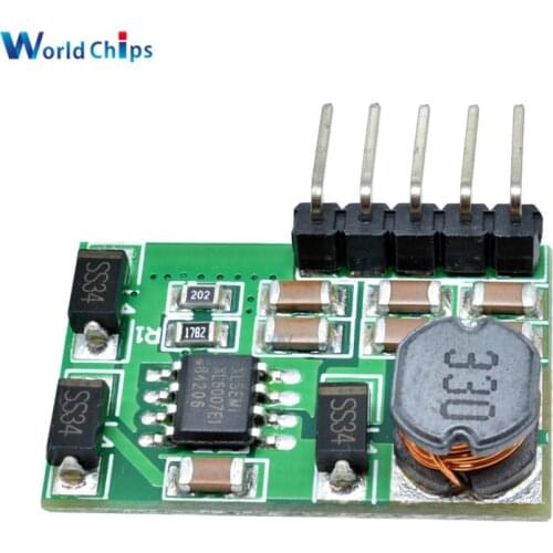 DC DC Step Up Boost Converter Power Supply Module DC 3-18V to 5V/6V/9V/12V/15V/24V Positive Negative Voltage Converter with Pin