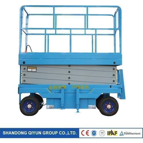 Widely Used 18m DC 24v F2B Hydraulic Electric Scissor Lift Platform for aerial work mobile trailer mounted