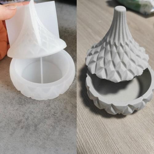 Drop Shaped Yurt Silicone Mold Storage Box For Jewelry Box Mold Jewelry Making Tools Gift Box Silicone Mold