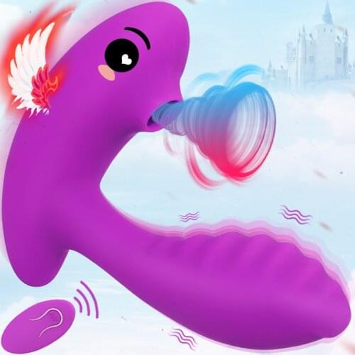 Sucking Vibrators Vagin Clit Nipple Sucker G Spot Massage Clitories Stimulator Romote Contorl Dildo Intimate Sex Toys For Women