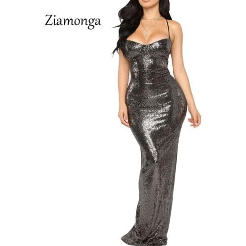 Special Occasion Women Dress Brand Design High Quality Elegant Dress For Party Long Dresses Sleeveless Sequined Maxi Dress