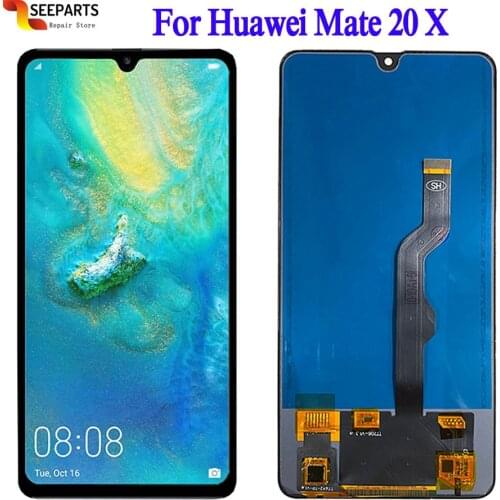 TFT For Huawei Mate 20X LCD Touch Screen Digitizer Assembly Replacement Parts 7.2" For Huawei Mate 20 X LCD Display 100% Tested