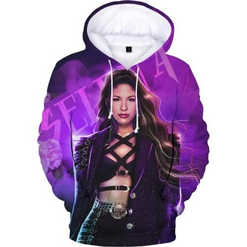 2021 Selena Quintanilla 3D Print Hoodies Unisex Sweatshirt Hip Hop Fashion Polyester Pullover Plussize Selena Quintanilla Hoodie