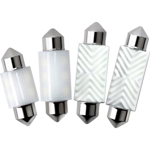 2X C5W Festoon Led Bulb 3030 COB 2SMD Car Interior Light 31/36/39/41MM Canbus Error Free Reading Lights Feston Bulbs 12V 6000K