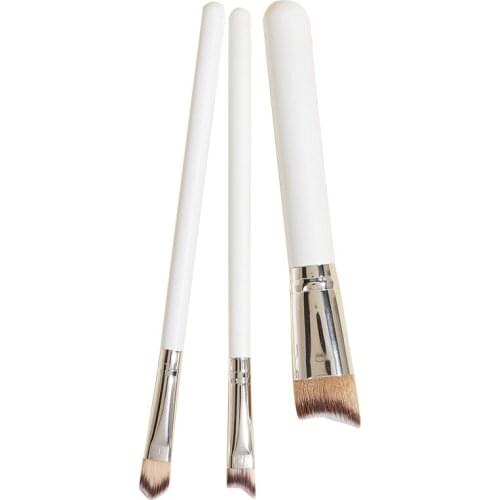 3Pcs Makeup Brush Set Eye Makeup Brush Blending Concealer Highlighter Face Beauty Make Up Tool