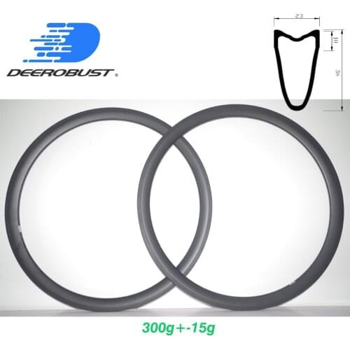 300g 700c 38mm x 23mm Tubular Road Bike Carbon Rims Bicycle Rim UD Matte Wheel basalt brake surface 16 18 20 21 24 28 holes