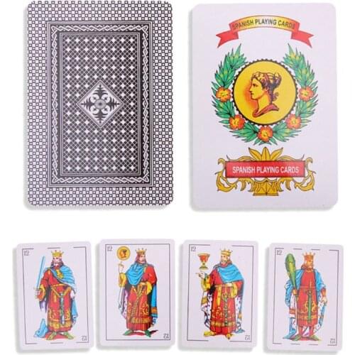 50pcs/set Spanish Playing Cards Magic Props Family Party Board Games Poker Card NEW