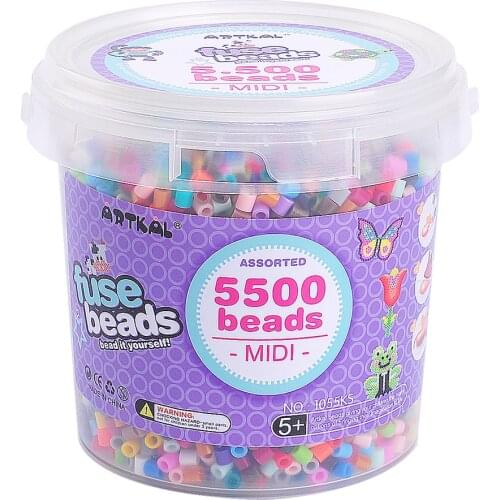 5500 pcs Artkal Beads bucket Set Perler Hama Beads