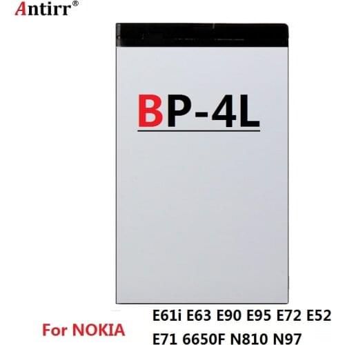 BP-4L Battery For Nokia E61i E63 E90 E95 E71 6650 6760 N97 N810 E72 E52 BP4L BP 4L Phone Recharge