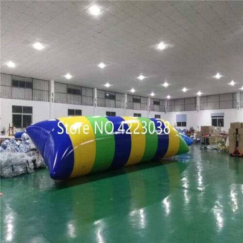Free Shipping 7m*2m Inflatable Blob Jumping Water Air Bag Water Catapult Blob Inflatable Water Jumping Pillow