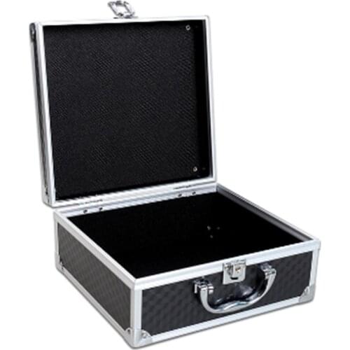 Large Capacity Tattoo Machine Case Black Aluminium Carrying Case With Lock Permanent Rotary Coil Tattoo Makeup Gun