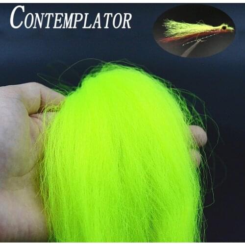 Contemplator 8optional Colors Streamers Fibers Durable Synthetic Fly Tying Materials 25cm Hard Fiber For Clousers/Deceivers