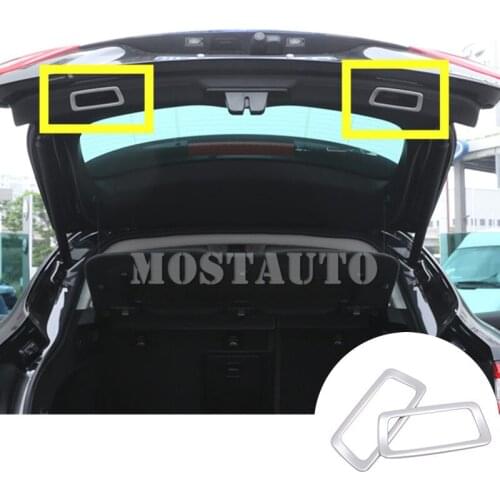 For Maserati Levante ABS Inner Rear Trunk Handle Frame Trim Cover 2016-2018 2pcs Car Accessories Interior Car Decor Car Trim