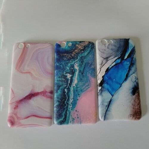 Geometric Water color Marble silicone phone case For Oppo A31 A33 A53 A73 4G 5G 2015 2020 Water color aesthetic phone case