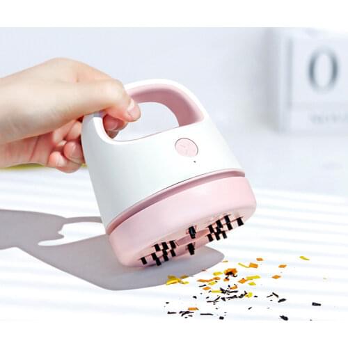 Pet Hair Remover Collector Machine Desk Table Dust Vacuum Cleaner Desktop Vacuum Cleaner USB Charging Confetti
