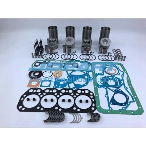 New K4N K4N-DI Overhaul Kit Piston Rings Bearing Set Full Gasket Kit Engine Valve For Mitsubishi