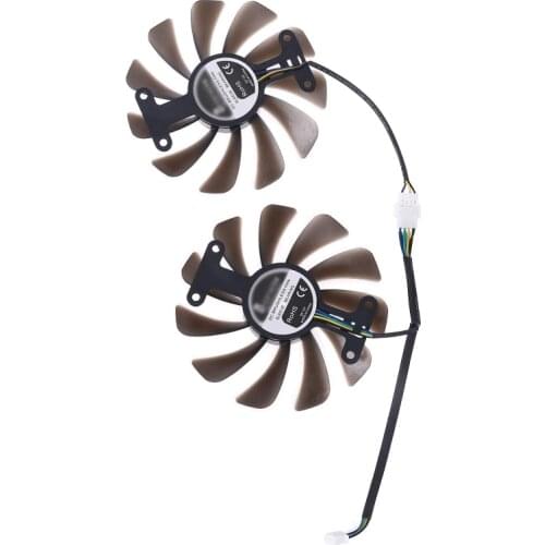 2pcs 95MM GTX1070 1070Ti GPU VGA Cooler Fan For KFA2 GALAX GeForce GTX1080 GTX 1070 Ti AMP Core Graphics Cards Cooling Fan