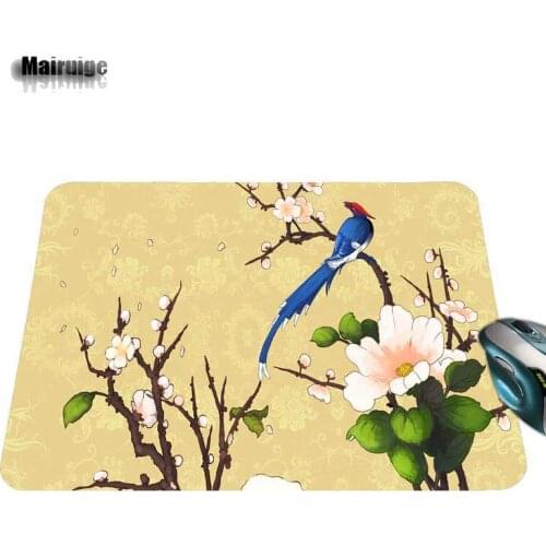 Customized Supported Bird Anti Fraying News Sell New Small Size Gaming Pad Necessary Mouse MatCute Mouse Pad Non-Skid Rubber P