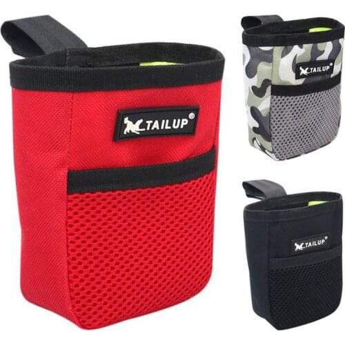 Mini Pet Hands Free Training Waist Bag Dog Feed Pouch Portable Camouflage Pattern Dog Treat Waterproof Cloth Bag