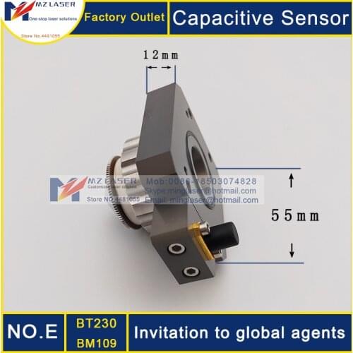 +Raytools BT230/BM109 fiber metal cutting machine head spare parts laser nozzle ceramic connector capacitive sensor transducer