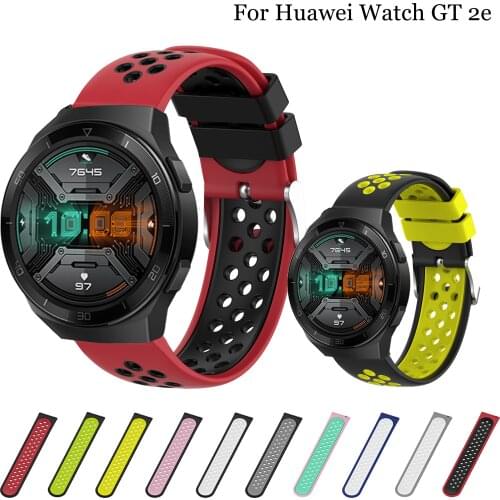 Smart Watch Strap For HUAWEI Watch GT 2e Band Silicone Band Breathable Bracelet Durable Sport Replacement Belt