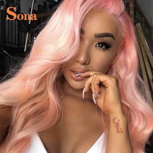 Розовые парики Sona Beauty China At AliExpress