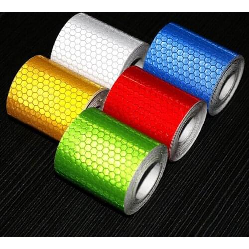 5cmx3M Cycle Accessories Reflective Bicycle For Self Bike Stickers Safety Stickers Reflective Film Adhesive Tape Bike Decals