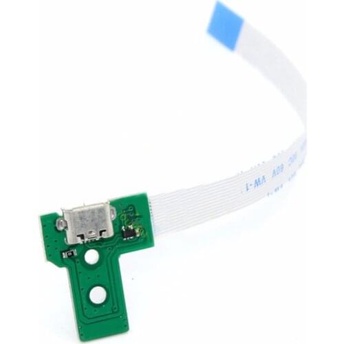 High Quality Controller Charger Board USB Charging Port Socket Switch Boards 12/14 Pin Cable For PS4 Dualshock 4