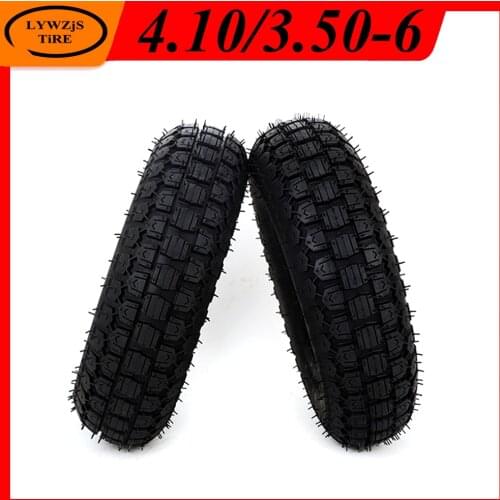 High Quality 4.10/3.50-6 Tire Inner Tube Outer Tyre for Electric Scooter Electric Vehicle Thickened Wear-resistant Tire