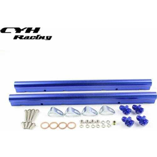 High Flow Top Feed Injector Aluminum Fuel Rail Kits For GM Chevy LS1 LS6 Engine Intake Mainfold